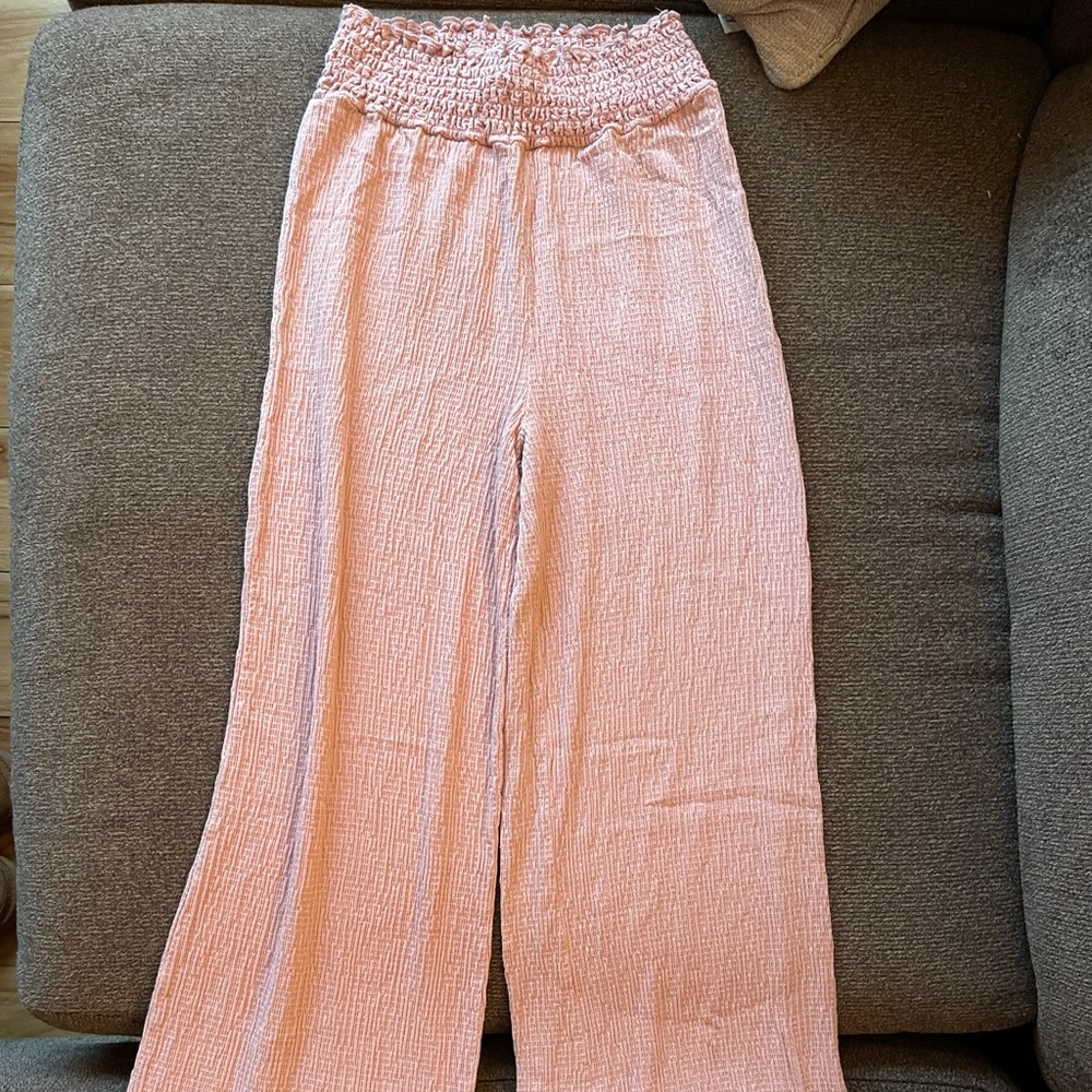 Pink Flare Pants